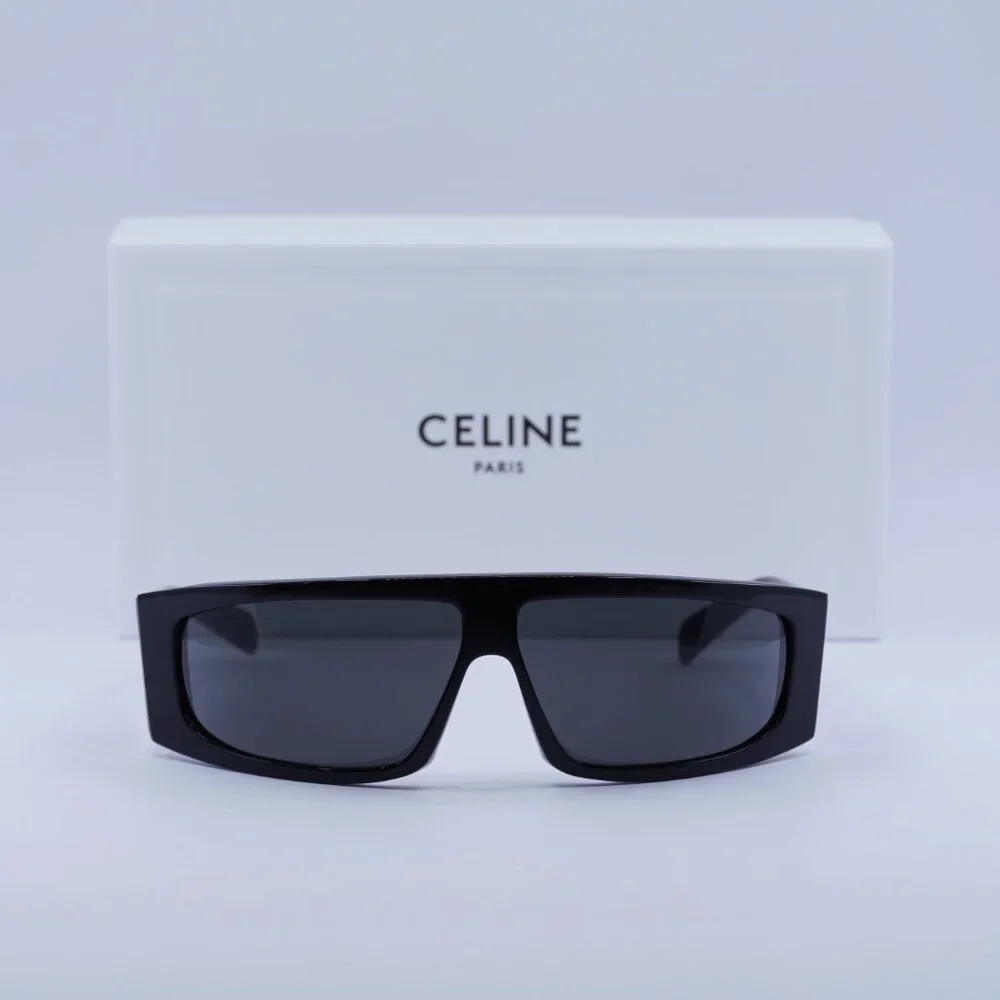 Final Price! Celine CL40291I 01A Black/Smoke Sunglasses - Picture 3 of 10